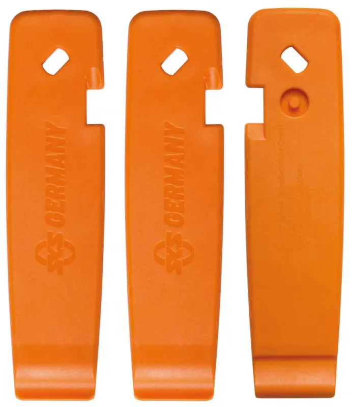 Jetzt Kaufen SKS Reifenheber-Set orange - 3 robuste Kunststoff-Reifenheber für schnellen Reifenwechsel, langlebig, leicht, ergonomisch und perfekt für unterwegs