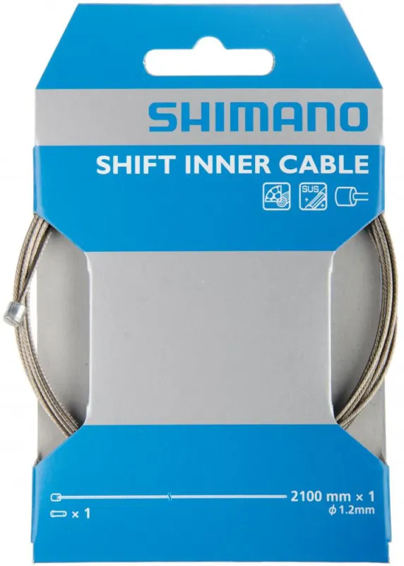 Mega-Angebot SHIMANO Schaltzug MTB/Road Schaltzug - Edelstahl Innenzug für reibungsarmes Schalten