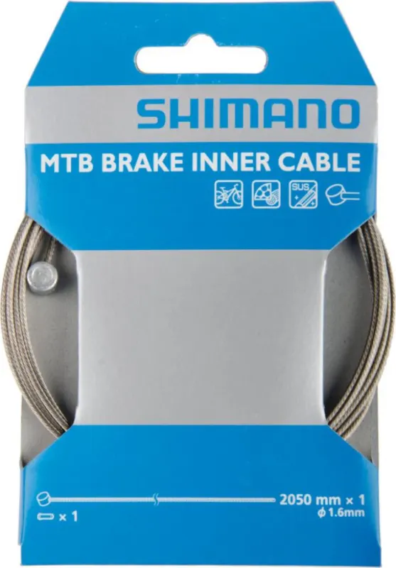 Meistverkauft SHIMANO Bremszug MTB Edelstahl Bremszug - Edelstahl-Innenzug für Mountainbikes
