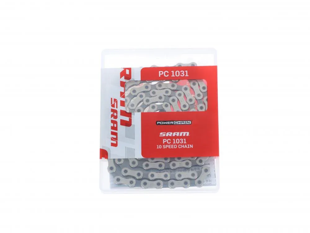 Markenprodukt SRAM Power Chain 1031 Kette 10-fach 114 Glieder ? PowerLock, verchromte Nietpins