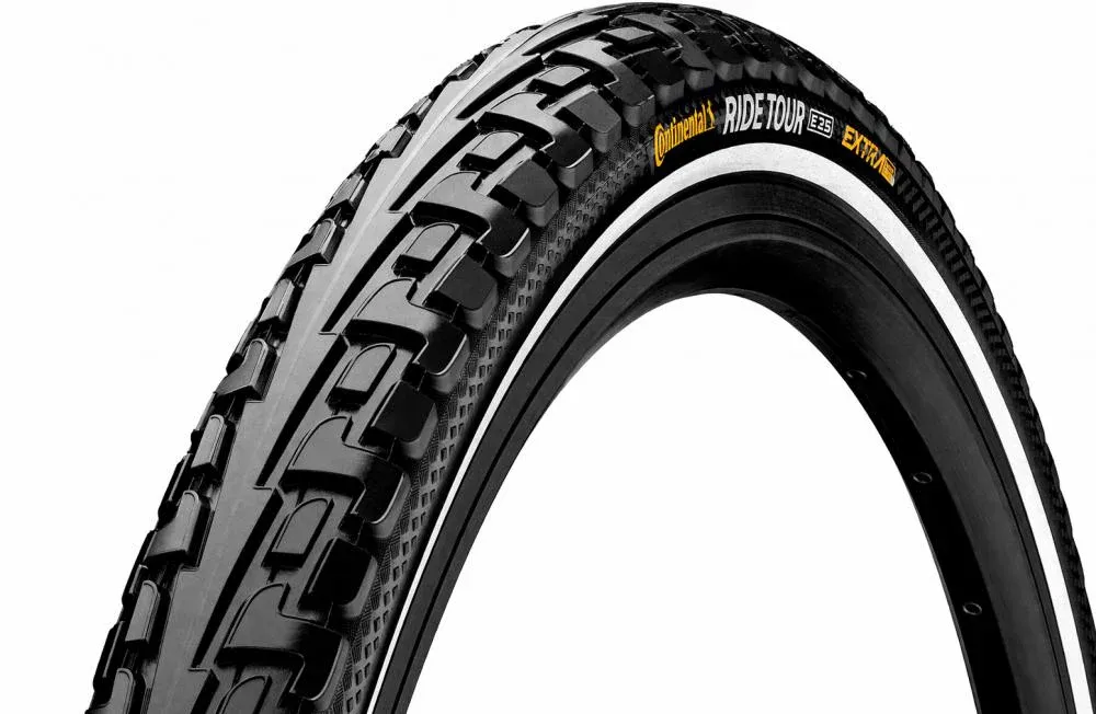 Continental Ride Tour 27 - Reifen - 5x2.10 54-584 Drahtreifen schwarz Reflex E-25 - Pannenschutz E-Bike Ready 3/180 TPI bis 4 bar Neu
