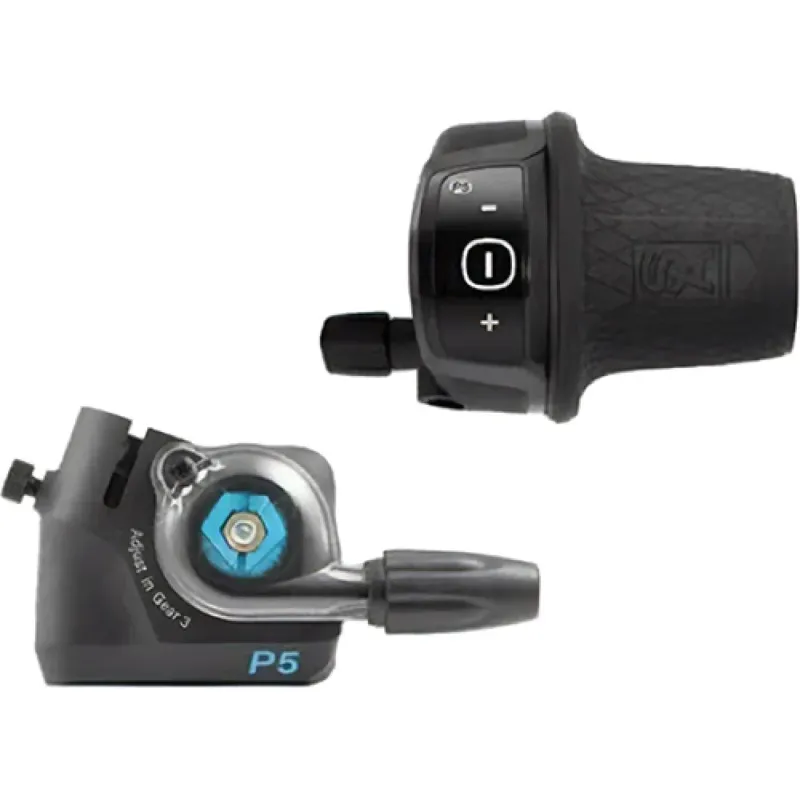 SunRace TSSP5-HP 5-Gang Drehgriffschalter mit Klickbox Must-Have