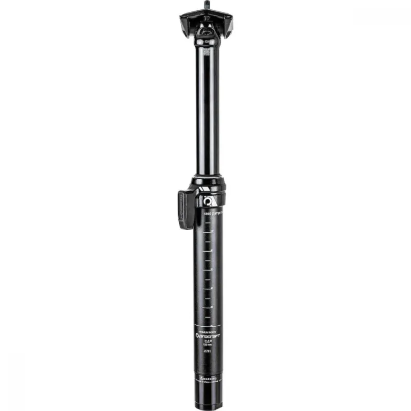 Procraft Vario-Sattelstütze D-SP.R 31,6 x 400 mm Schwarz - absenkbare Seatpost mit 125 mm Travel Kostenloser Rückversand