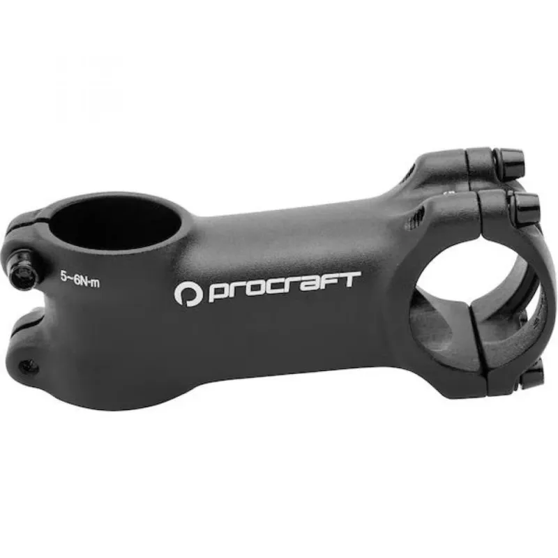 Preisreduziert Procraft Comp II Vorbau 7° / 60 mm 31,8 mm Schwarz - Formschöner Fahrradvorbau aus Aluminium
