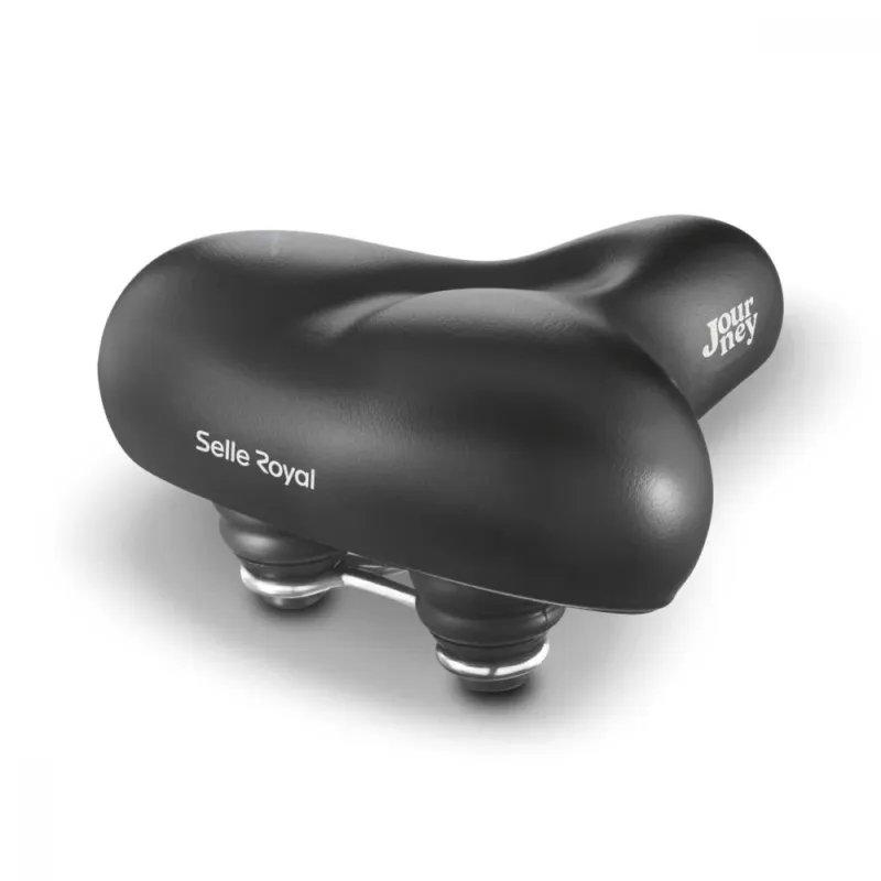 Selle Royal Fahrradsattel Journey Unisex Standardgröße schwarz - maximaler Komfort für City & Trekking Versand Am Gleichen Tag
