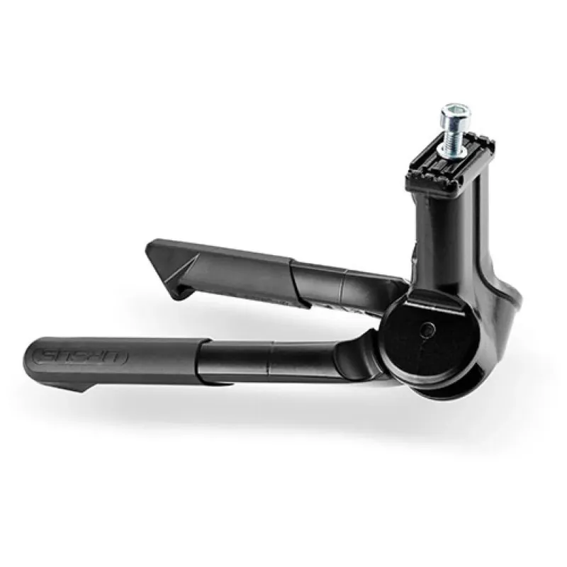 Schneller Versand Ursus Jumbo Evo Mini Zweibeinständer 235 mm, schwarz, für 20"-Räder, inkl. Montageplatte & Schrauben, bis 80 kg belastbar