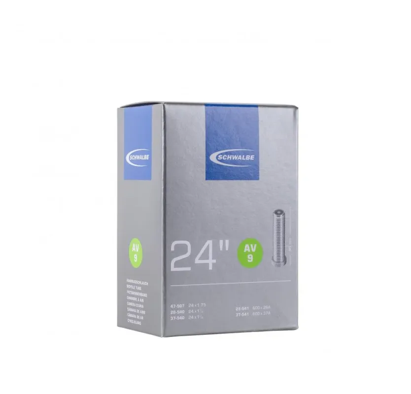 Schwalbe SCHLAUCH AV9 28/47-507/541 40mm 28 - zuverlässiger Fahrradschlauch mit Autoventil Jetzt Bestellen