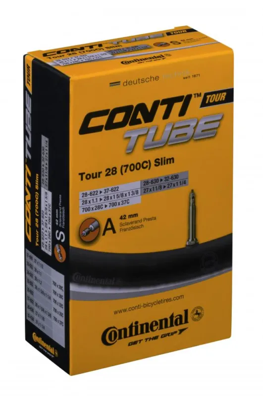Continental Schlauch 28-37/622-642 S42 TOUR 28 slim Kostenfreie Lieferung