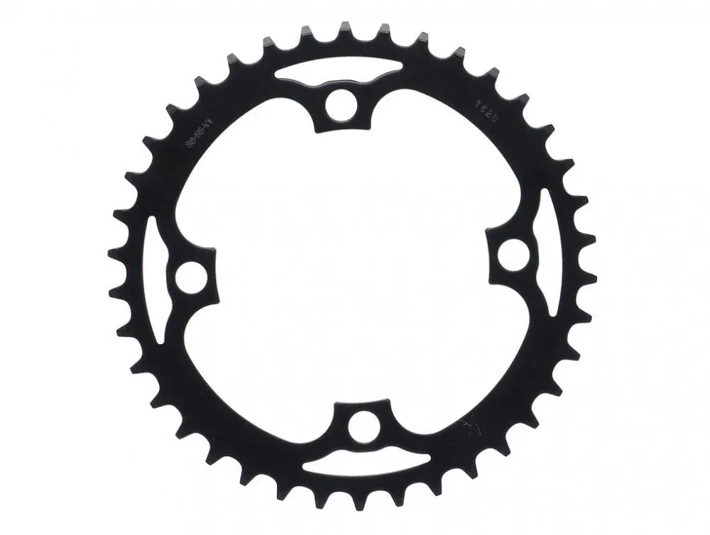 Truvativ Kettenblatt 38 Zähne Stahl schwarz - Kettenblatt für Mountainbike und Trekking Neue Kollektion