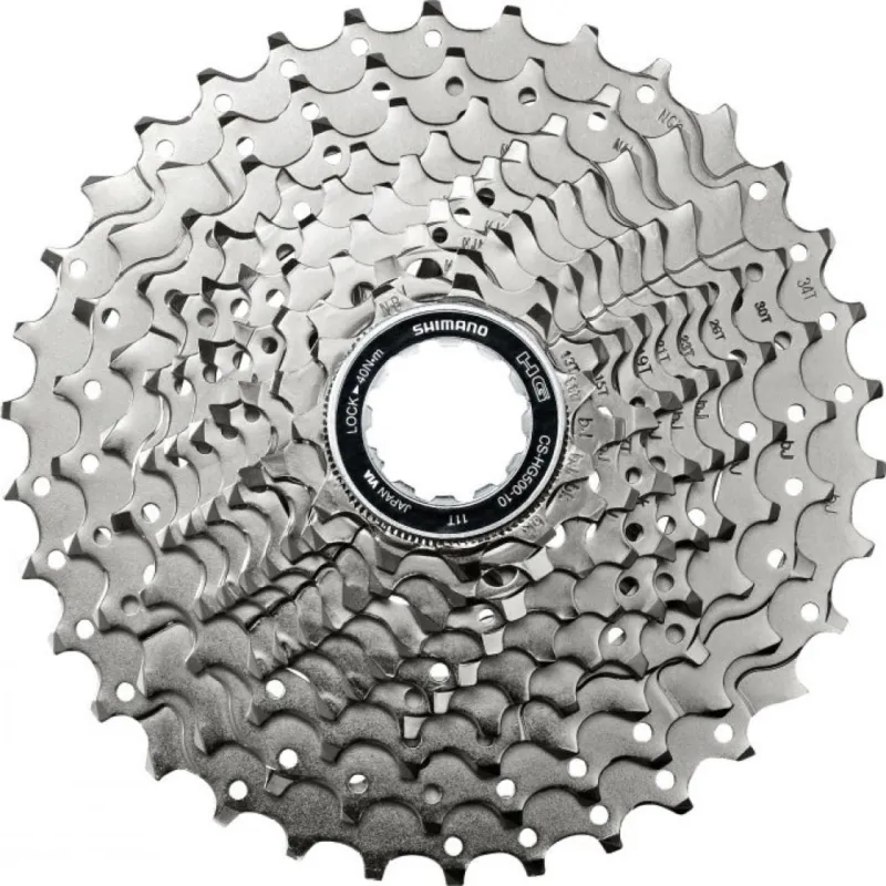 SHIMANO Kassette CS-HG500 10-fach 11-34Z - vielseitige Schaltung mit großer Übersetzungsbandbreite Begrenztes Angebot