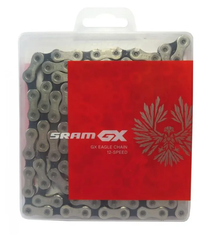 Sale SRAM Kette PC GX Eagle 12-fach, 126 Glieder, MTB, inkl. PowerLock, ca. 174 g