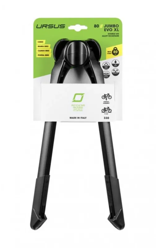 Direkt Vom Hersteller Ursus Zweibeinständer Zweibeinständer JUMBO EVO XL Aluminium H=330mm bis 29 schwarz
