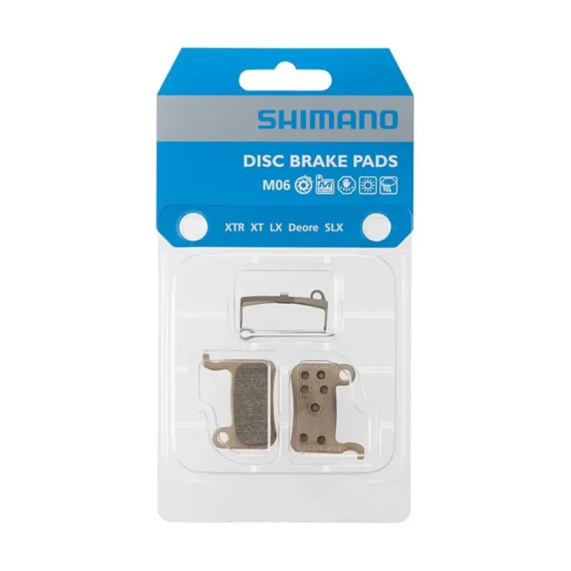 SHIMANO Bremsbeläge Scheibenbremsbelag M06-RX - zuverlässige Bremsleistung für aktuelle Generation - Bremsbelaege Neuheit