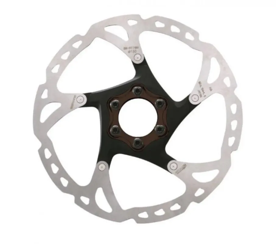 SHIMANO BREMSSCHEIBE RT76 180MM 6L Bremsscheibe - 180 mm 6-Loch Rotor Sonderangebot