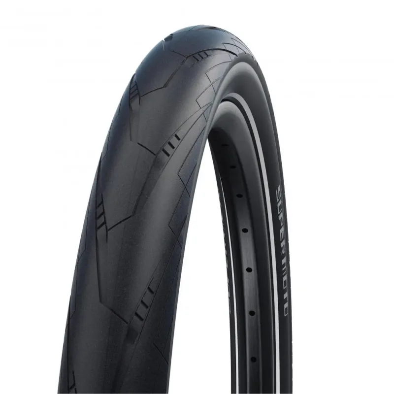Schwalbe Drahtreifen SUPER MOTO Performance Line 28x1,6 Zoll (40-622) Schwarz - schneller City- und E-Bike-Reifen Direkt Vom Hersteller