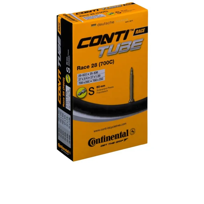 Continental Rennrad Schlauch 28" | 20-622 bis 25-630 | 28x0.75-1.00" | 60 mm Sclaverand-Ventil Preis Gesenkt