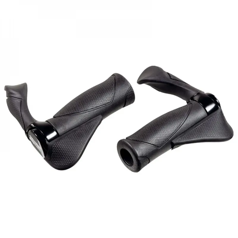 Ergotec Multiflex-Griffe AKSB-10/2 MTB ATB ergonomische Lenkergriffe 130 mm Kraton-Gel Alu inkl. Bar-Ends Meistverkauft
