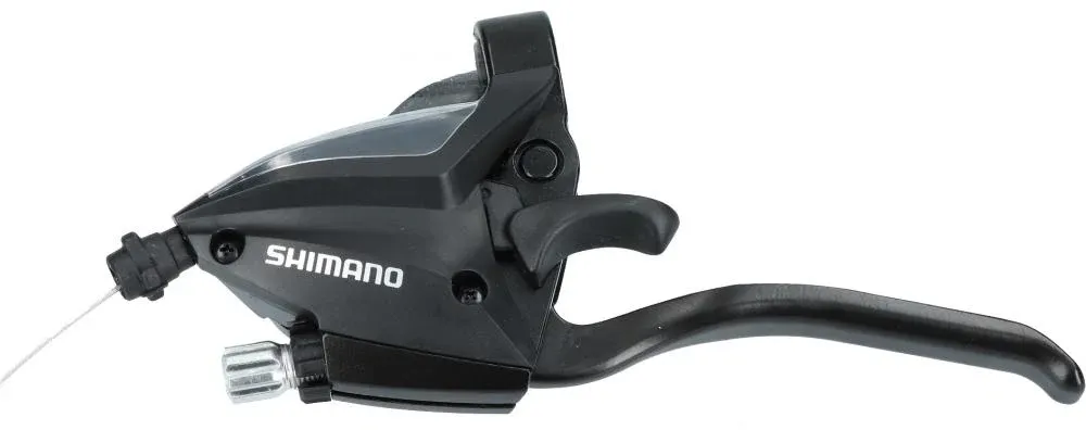 Mega-Angebot SHIMANO Schalt-/Bremshebel ST-EF500 3-fach Links Schwarz 4 Finger - für V-Brake und mechanische Scheibenbremsen