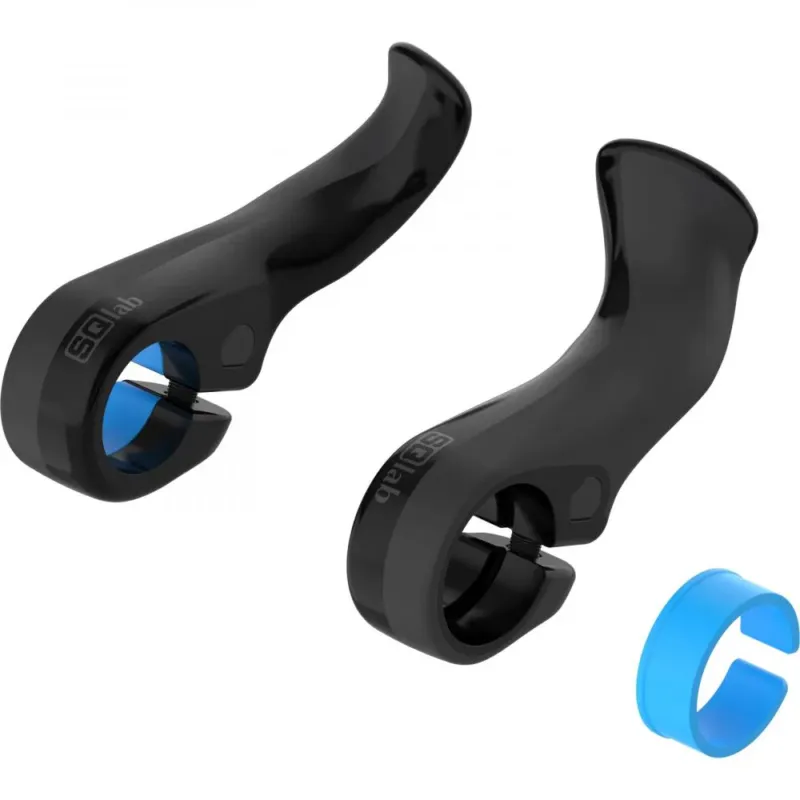 SQlab Innerbarends 411 2.0 BLK/BLK Leichte, ergonomische Lenkeraufsätze für MTB und Trekking, verbessern Aerodynamik und Komfort, kompatibel mit allen Griffen Preis Gesenkt