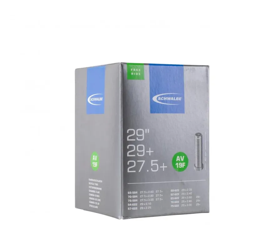 Schwalbe Schlauch AV19F Freeride 27/28/29x2.10/3.0 Zoll 54/75-584/622 AV 40mm Mega-Angebot