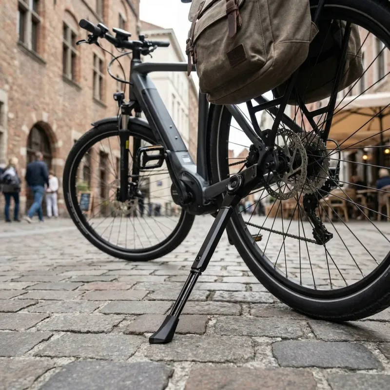 Nur Heute Ursus Hinterbauständer CURVE REAR Aluminium 18mm Platte 26 bis 28 Zoll schwarz - Abstandshalter