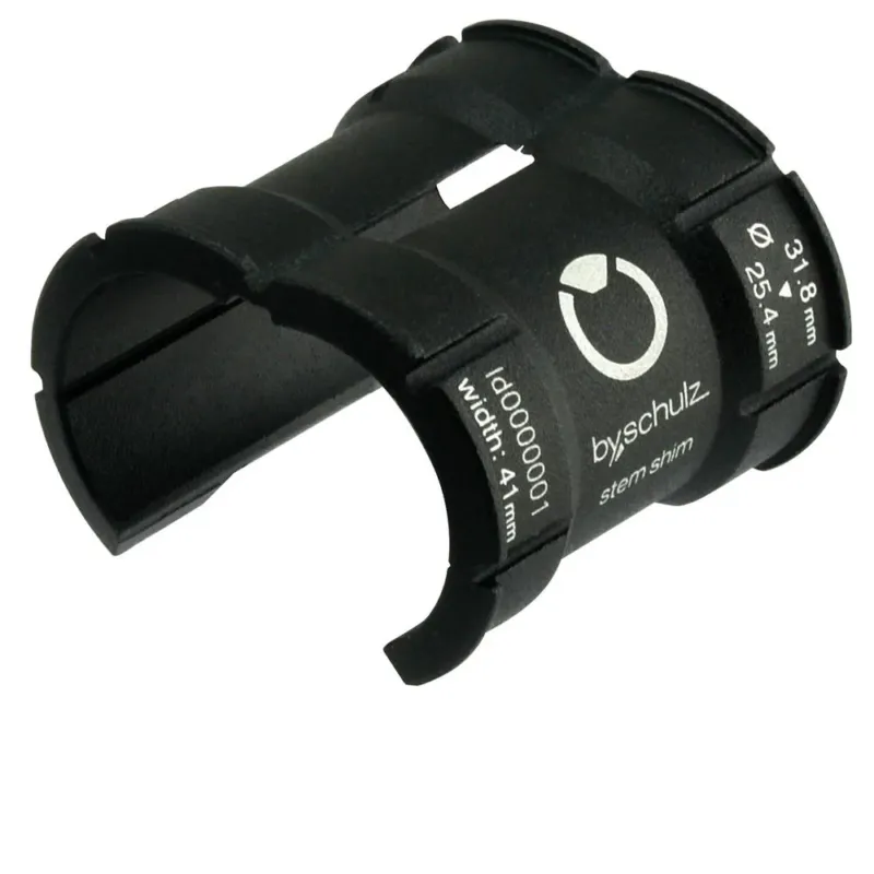 by,schulz Stem Shim Reduzierhülse Ø31,8mm/Ø25,4mm 31 schwarz - sichere Vorbau-Anpassung Heißes Angebot