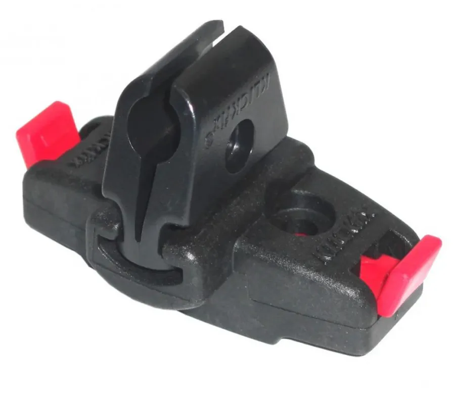 Angebot KLICKfix Satteladapter mit Seilschlosshalter, schwarz, für Seil- und Kabelschlösser Ø 610 mm, einfache Montage an Sportsätteln, max. Belastung 1 kg