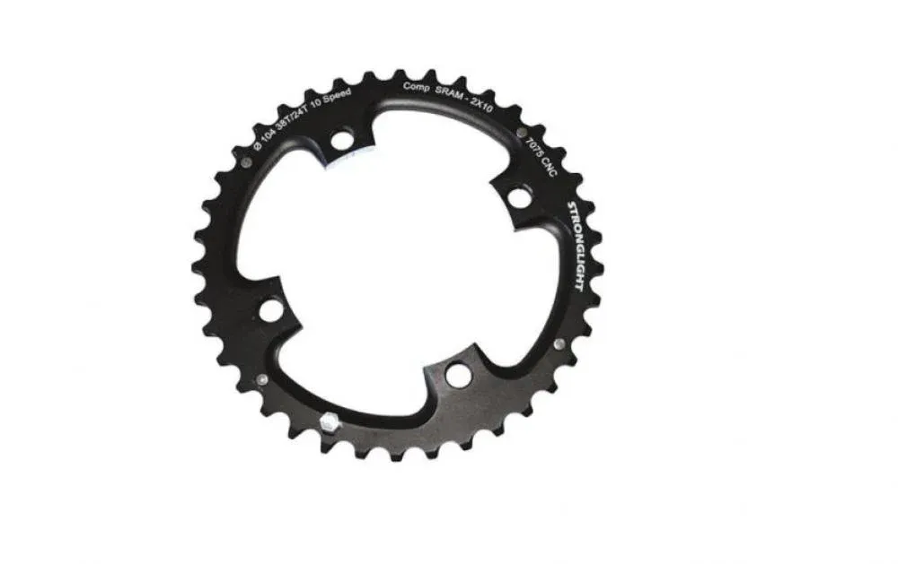 Stronglight Kettenblatt MTB 104 mm 2x10 außen 42 Zähne schwarz 9-/10-fach Sonderangebot