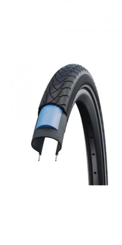 Zertifiziert Schwalbe Marathon Plus Fahrradreifen 26 Zoll (40-559) - Pannenschutz Reifen mit SmartGuard Technologie