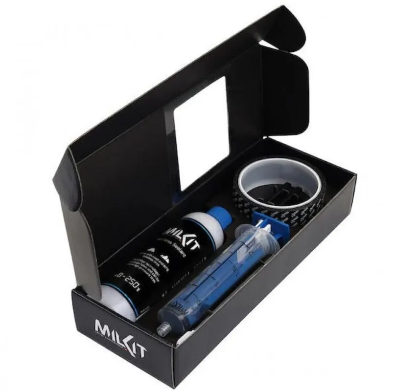 Neu milKit Tubeless Conversion Kit 45 mm - Schnelle Umrüstung mit Dichtmilch