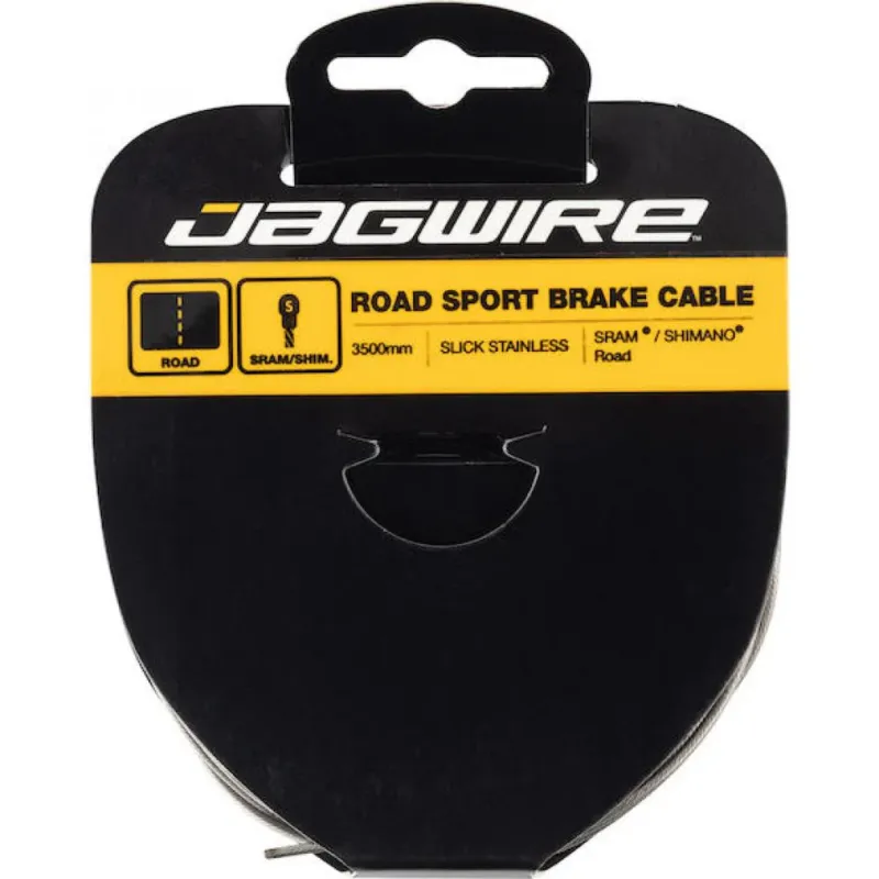 Jagwire Bremszug Road Sport Edelstahl geschliffen 1,5 x 2000 mm - Shimano/SRAM kompatibel Gratis Versand