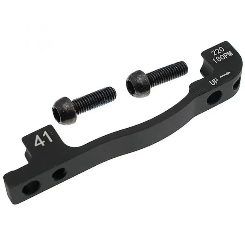 Hayes Adapter Post Mount 180mm auf 220mm Schwarz - optimale Scheibenbrems-Performance Finale Aktion