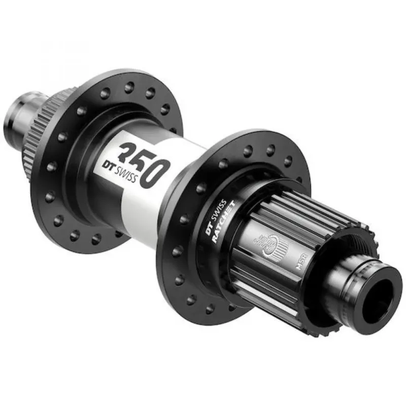 Expressversand DT Swiss Nabe Road HR 350 Classic 24 Loch Schwarz - zuverlässige Hinterradnabe mit Ratchet System