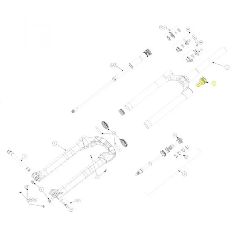 Online Kaufen Manitou IVA Kit für R8 Pro 8-teilig Schwarz - optimiertes Luftvolumen-Tuning