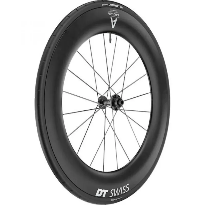 DT Swiss ARC 1400 Dicut 85 Carbon Laufrad 28 Zoll (622x22mm) - Aerodynamisches Rennrad Laufrad mit 85mm Felgenhöhe - Laufräder Road Disc Garantierte Lieferung