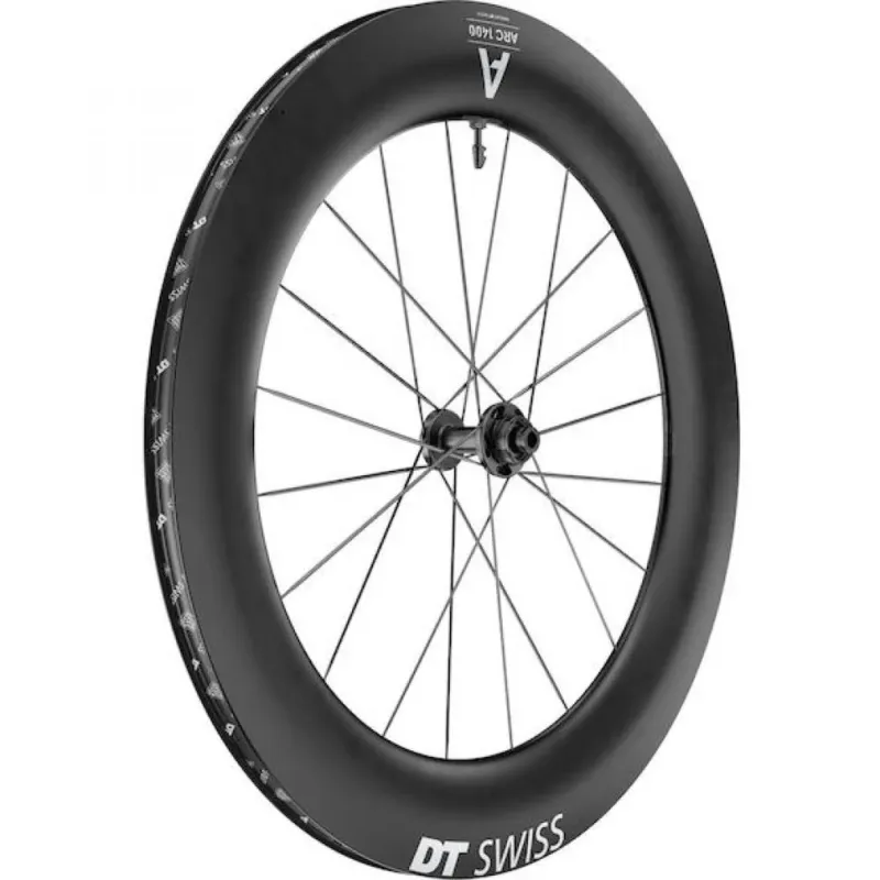DT Swiss ARC 1400 Dicut 85 Carbon Laufrad 622x22mm - Aerodynamisches Rennrad Hochprofilrad - Laufräder Road Disc Preisreduziert
