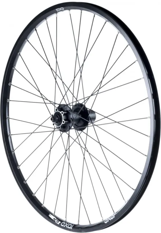 Exal HR DC19 26 Hinterrad-Laufrad schwarz 26 Zoll - robustes Disc-Laufrad mit Schnellspanner Schnäppchen