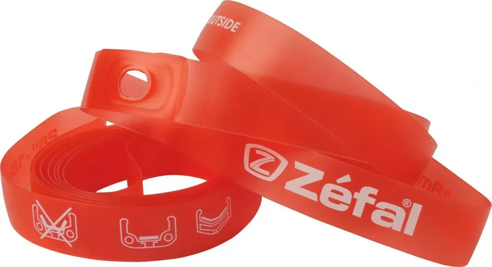 Preisreduziert Zéfal Felgenband PVC-Soft 18 mm 26" 18 Rot - hochdruckresistenter Felgenschutz