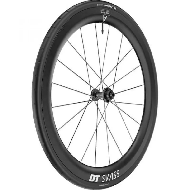 DT Swiss ARC 1400 Dicut 55 Carbon Laufrad 622x22mm - Aero-Rennradlaufrad für maximale Performance - Laufräder Road Disc Geprüft