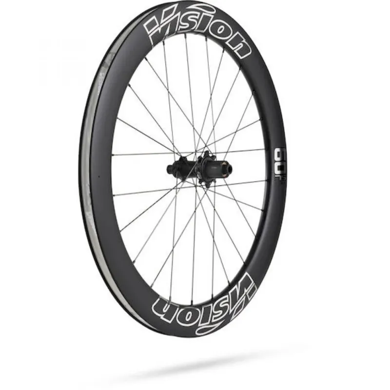 Begrenztes Angebot Vision Laufradsatz Metron 60 SL Disc 622x21x60 mm Schwarz/silber - aerodynamische Carbon-Performance