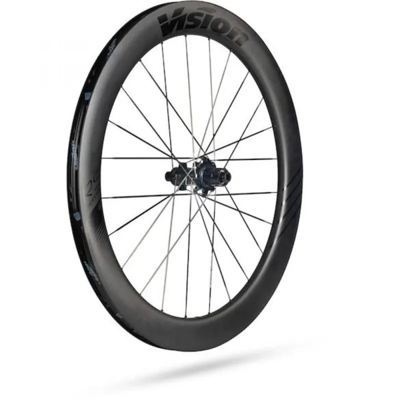 Vision Laufradsatz Metron 60 RS 60 Schwarz - leichter Aero-Carbon-Laufradsatz Zertifiziert