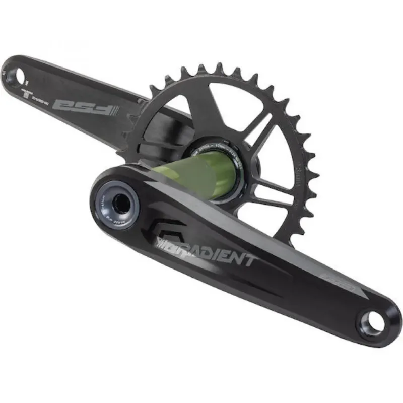 FSA Kurbelgarnitur Gradient Modular Direct Mount 175 mm Schwarz - maximale Performance für Enduro & Downhill Gratis Versand