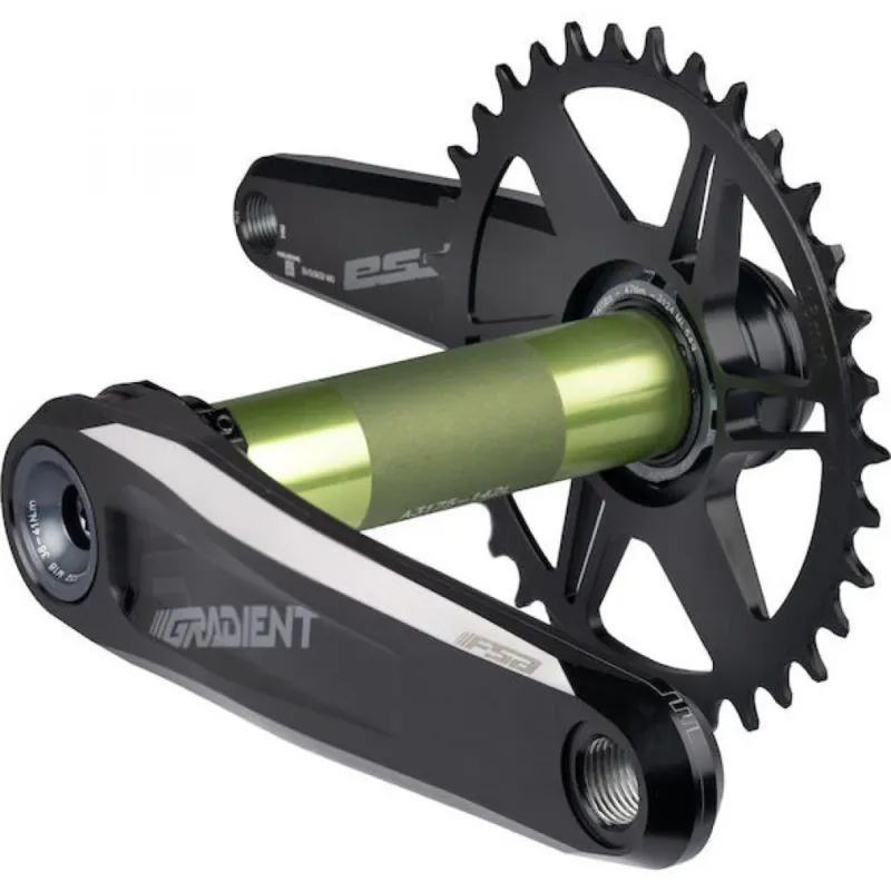 Kostenloser Rückversand FSA Kurbelgarnitur Gradient Modular Direct Mount 170 mm Schwarz - maximale Trail-Performance