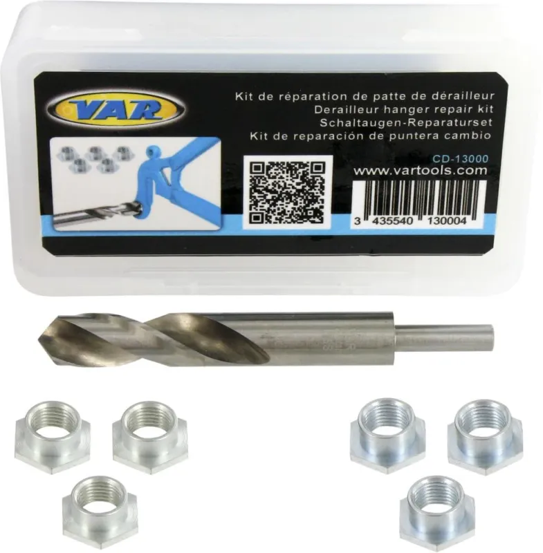 Wochenendangebot VAR Schaltaugen-Reparatur-Kit CD-13000 12 mm - präzise Gewindereparatur am Rahmen