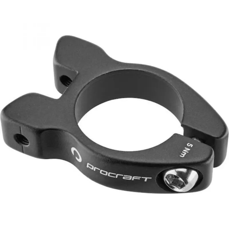 Procraft Sattelstützklemme Essential Rack 28,6 mm Schwarz - Gepäckträger-Montage ohne Rahmenösen Aktuell