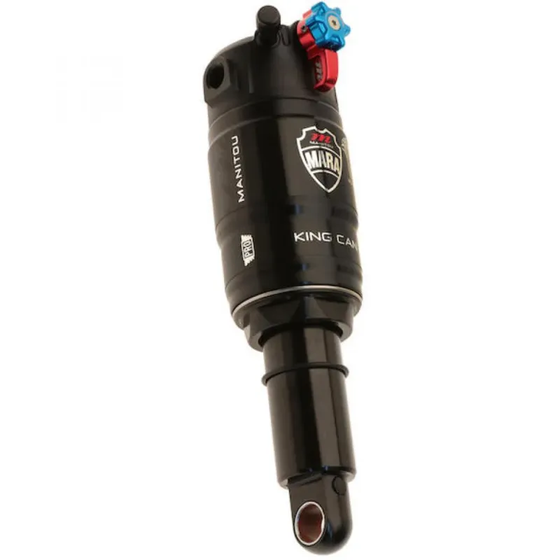Manitou Federbein Mara Pro Inline Trunnion 205 x 62,5 mm Schwarz - trailspezifischer High-Performance-Dämpfer Markenprodukt