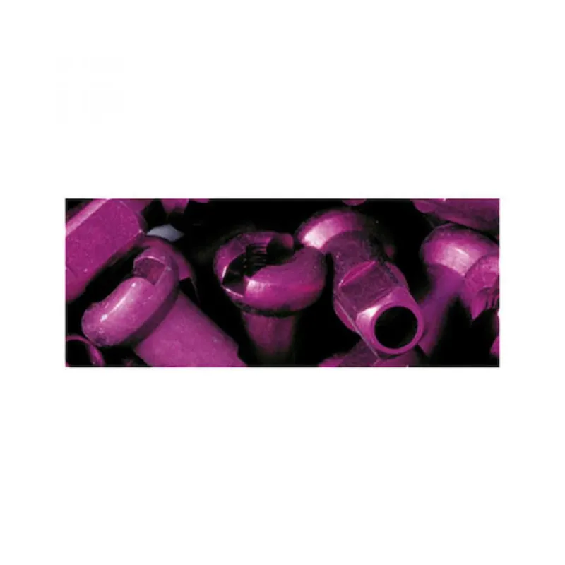 Ausverkauf DT Swiss Speichennippel 2.0 Aluminium 12 mm violett - ultraleichte Laufrad-Performance
