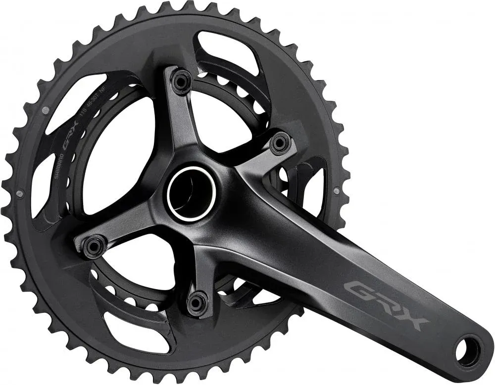 SHIMANO Kurbelgarnitur GRX FC-RX600-11 11-fach 165 mm 46-30 Zähne - 600-11, 11-fach, 165 mm, 46-30 Zähne, 30 Zähne Wochenendangebot