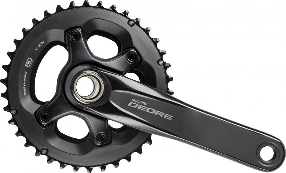 SHIMANO Kurbelgarnitur DEORE FC-M6000 Kurbelgarnitur - 10-fach, 175 mm, 38-28 Zähne, 28 Zähne Jetzt Kaufen
