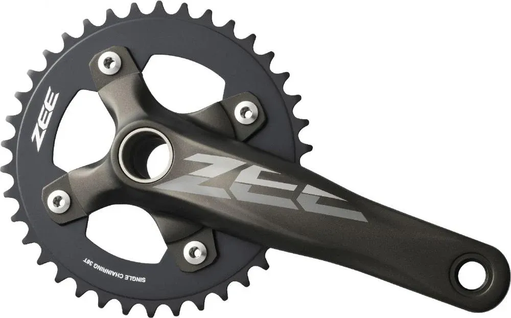 Begrenztes Angebot SHIMANO Kurbelgarnitur ZEE FC-M640 Kurbelgarnitur - 10-fach, 175 mm, 36 Zähne